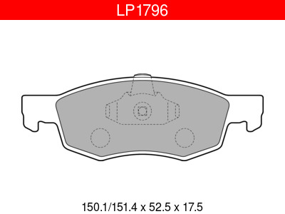 JARRUPALASARJA # DELPHI ETU, FIAT - Jarrupalasarjat - LP1796 - 1