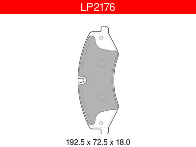 JARRUPALASARJA DELPHI ETU, LAND ROVER - Jarrupalasarjat - LP2176 - 1