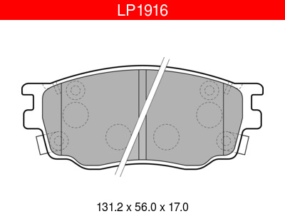 JARRUPALASARJA DELPHI ETU, MAZDA - Jarrupalasarjat - LP1916 - 1
