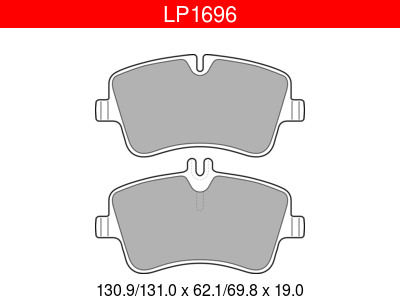JARRUPALASARJA DELPHI ETU, MERCEDES - Jarrupalasarjat - LP1696 - 1