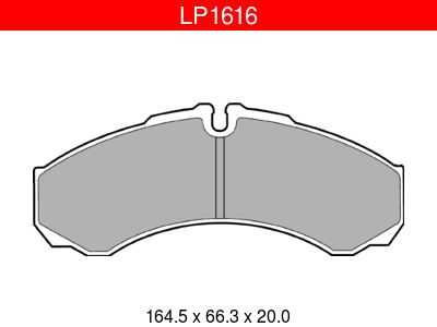 JARRUPALASARJA DELPHI ETU /TAKA, IVECO - Jarrupalasarjat - LP1616 - 1