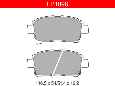 JARRUPALASARJA DELPHI ETU, TOYOTA - Jarrupalasarjat - LP1896 - 1