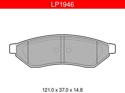 JARRUPALASARJA DELPHI TAKA, CHEVROLET - Jarrupalasarjat - LP1946 - 1
