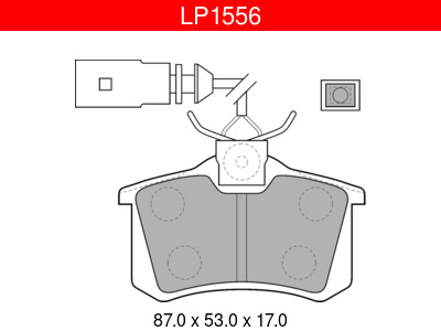 JARRUPALASARJA DELPHI TAKA, FORD, SEAT, VW - Jarrupalasarjat - LP1556 - 1