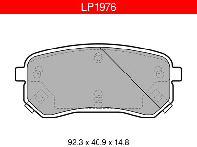 JARRUPALASARJA DELPHI TAKA, HYUNDAI, KIA - Jarrupalasarjat - LP1976 - 1