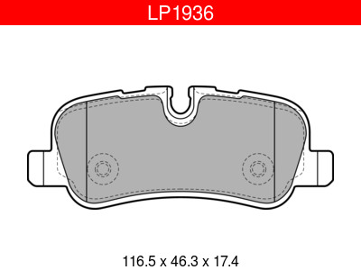 JARRUPALASARJA DELPHI TAKA, LAND ROVER - Jarrupalasarjat - LP1936 - 1