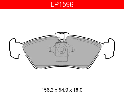 JARRUPALASARJA DELPHI TAKA, MERCEDES, VW - Jarrupalasarjat - LP1596 - 1