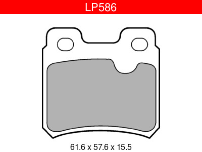 JARRUPALASARJA DELPHI TAKA, OPEL, SAAB - Jarrupalasarjat - LP586 - 1