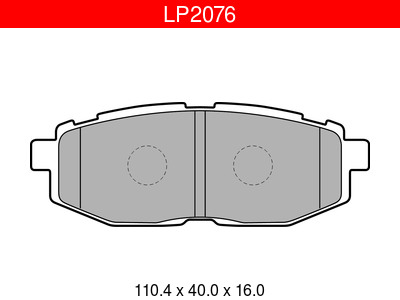 JARRUPALASARJA DELPHI TAKA, SUBARU - Jarrupalasarjat - LP2076 - 1