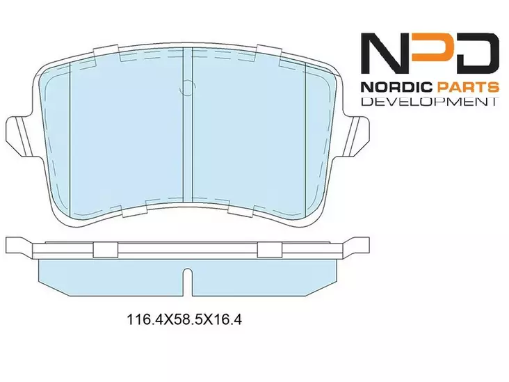 JARRUPALASARJA NPD TAKA, AUDI - Jarrupalasarjat - BP10-1076 - 1