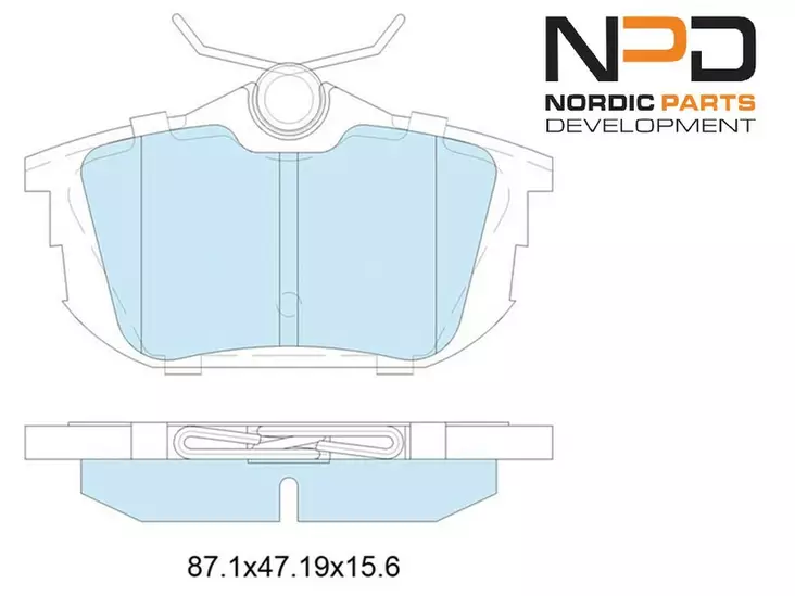 JARRUPALASARJA NPD TAKA, MITSUBISHI, VOLVO - Jarrupalasarjat - BP10-1066 - 1