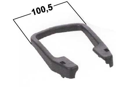 Euro trukkiliittimen kahva musta - 160A/35mm2 - Trukkiliittimet - 1553-5976 - 1