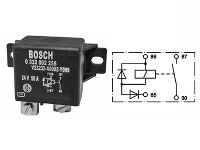KAKSOISAKKURELE 24V - Kaksoisakkureleet ja jakodiodit - 0332002256 - 1