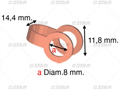 KAKSOISTIIVISTE - O-renkaat, stefat, tiivisteet - 52276 - 1