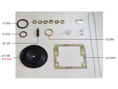 KORJ.SRJ MERCEDES 6MM - Tiiviste ja korjaussarjat - 45136 - 1