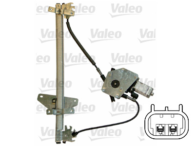 LASINNOSTIN TÄYD. ETU VAS. VOLVO S40/V40 - Lasinnostimet - 1563-850466 - 1