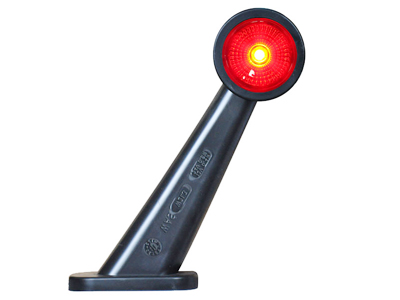 LED-ÄÄRIVALO KIR/PUN 12/24V VAS. - Kumivarsi äärivalot - 1606-27836 - 1