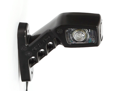 LED-ÄÄRIVALO OIK. 12/24V KIRK/PUN - Kumivarsi äärivalot - 1606-27816 - 1