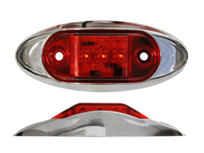 LED.ÄÄRIVALO 10-30V PUN. # - Punaiset äärivalot - 1606-27686 - 1