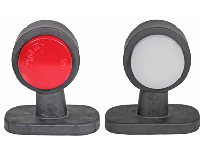 LED NEON EFFECT KUMIV. ÄÄRIVALO O/V. 12/24V 89X95X49,5MM - Kumivarsi äärivalot - 1606-27766 - 1