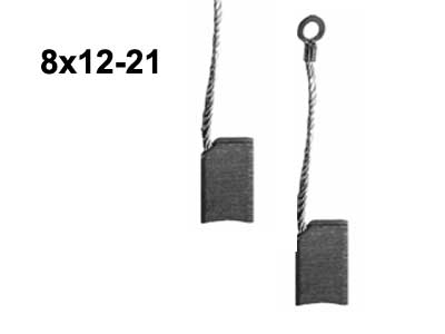 LÄM.LAIT.HIILISRJ 12X8-21 - Hiilisarjat moottoreihin - HX106 - 1