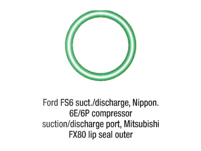 O-RENGASSARJA SIS 10 KPL - Ilmastoinnin huolto-osat, O-renkaat - 1352-568116 - 1