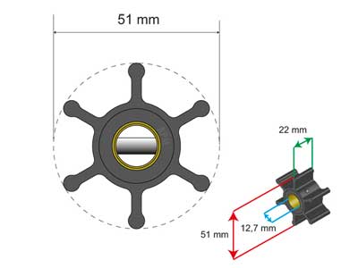 SIIPIPYÖRÄ HD - Veneen siipipyörät - 1798-0601006 - 1