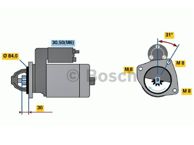 STARTTI UUSI 12V 2,5KW IVECO - Startit - 0001109306 - 1