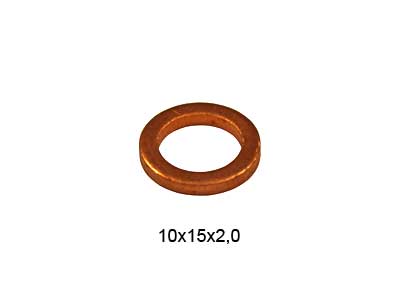 SUUTTIMEN POHJATIIVISTE 10X15X2,0 - O-renkaat, stefat, tiivisteet - 52306 - 1