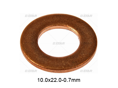 SUUTTIMEN POHJATIIVISTE 10X22X0,7MM - O-renkaat, stefat, tiivisteet - 52356 - 1