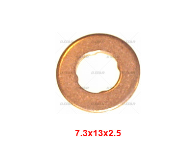 SUUTTIMEN POHJATIIVISTE 7,3X13X2,5 - O-renkaat, stefat, tiivisteet - 52376 - 1