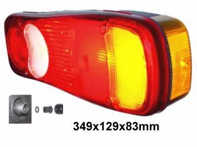 TAKAVALO 5-KAM.OIK.LÄPIV.24V - 4- 5- Kammiovalaisimet - 1606-27626 - 1