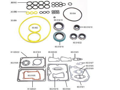 TIIVISTESARJA CAT-6V2909# - Tiiviste ja korjaussarjat - 60076 - 1