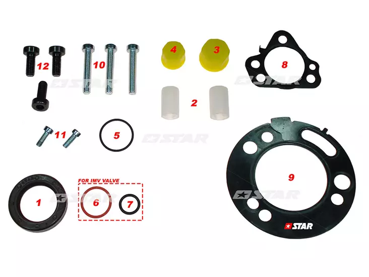 TIIVISTESARJA DELPHI CR-DFP6.1 VW - Common Rail muut varaosat - 60139-26 - 1