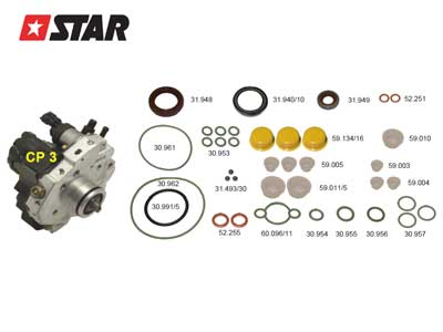 TIIVISTESARJA# - Common Rail muut varaosat - 60139-06 - 1