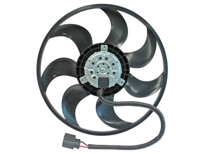 Jäähdyttimen vapaatuuletin 420mm 450W (lyhyt johto) - VW Transporter T5 - Vapaatuulettimet ja vastukset merkkihaku - 9033-1886 - 1