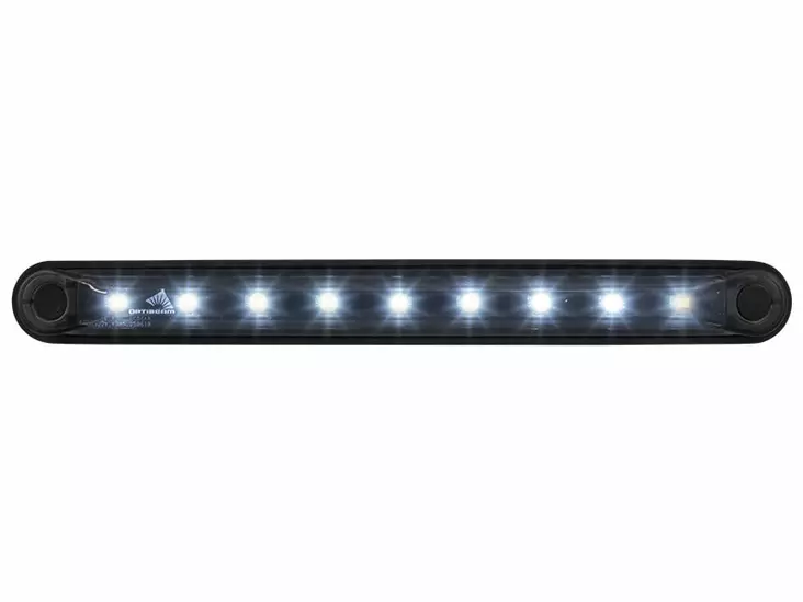 Optibeam Dark Phantom pitkä led-äärivalo 12-24V - Valkoinen - Kirkkaat äärivalot - 1608-3216 - 1