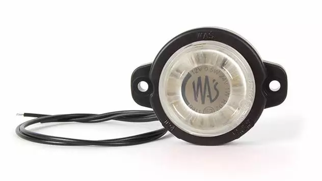 Was led-äärivalo keltainen pyöreä - 12-24V / Ø60,5mm / kirkaslinssi - Keltaiset äärivalot - 1606-27736 - 1