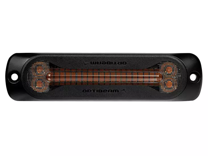 Optibeam Dark Phantom SX6 led-tasovilkku 12-24V - Keltainen - LED-tasovilkku - 1603-300776 - 1