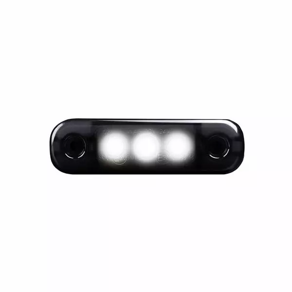 Strands Dark Knight Super Dark Slim led-äärivalo - valkoinen 12-24V - Kirkkaat äärivalot - 1605-800436 - 1