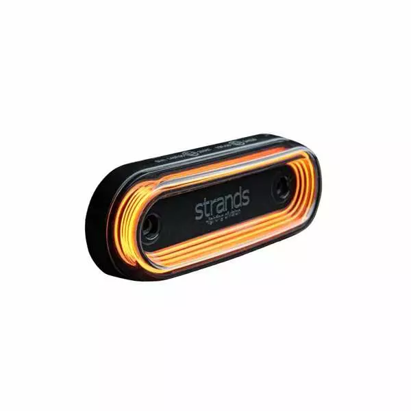 Strands FOR9T Gravity led-äärivalo - keltainen 12-24V - Keltaiset äärivalot - 1605-850456 - 1