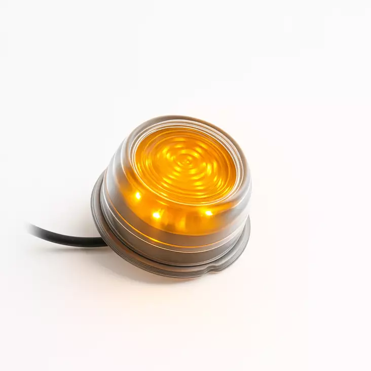 Strands Viking äärivalo 6-LED - Keltainen (kirkas linssi) 12-24V - Keltaiset äärivalot - 1605-800406 - 1