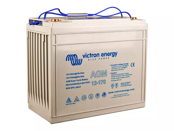 Victron Energy Super Cycle AGM-akku 12V 170Ah +/- - Victron Energy vapaa-ajan akut - 1806-4036 - 1