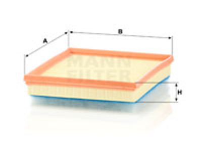 ILMANSUODATIN MANN, PSA - Ilmansuodattimet - 1482-C24017 - 1