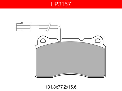 JARRUPALASARJA DELPHI ETU, ALFA ROMEO - Jarrupalasarjat - LP3157 - 1