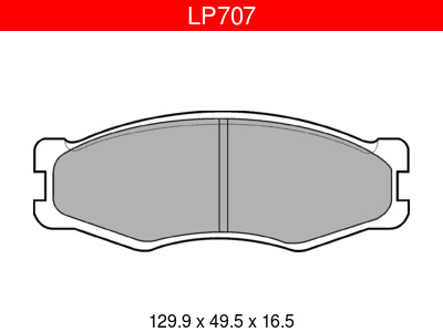 JARRUPALASARJA DELPHI ETU, NISSAN - Jarrupalasarjat - LP707 - 1