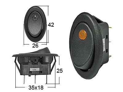 KEINUK.0-1 SOIKEA LED KEL # - Keinukytkimet Blister - 1570-30097 - 1