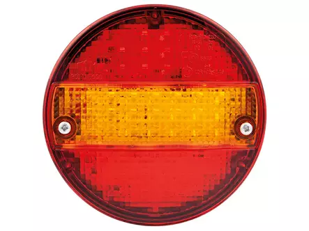 SIM LED-TAKAVALO PYÖREÄ 140MM - PARKKI-JARRU-VILKKU 12V-24V - LED-pyöreät takavalot - 1606-27937 - 2