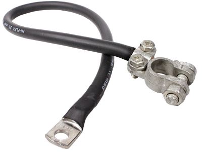 HiFlex 25mm2 maakaapeli 500mm akku- ja kaapelikengällä M8 pultti - Akkukengät - 1556-190217 - 1