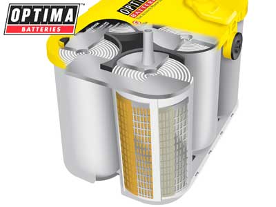 OPTIMA YELLOW TOP 8040-222 48AH - Optima vene- ja vapaa-ajan akut - 1810-YTR37 - 2